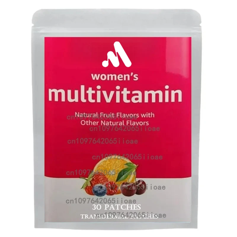 

30 Patches Womens Multivitamin Transdermal Patches for Women To Support Hormone Balance, Energy, Immunity, Gut Health