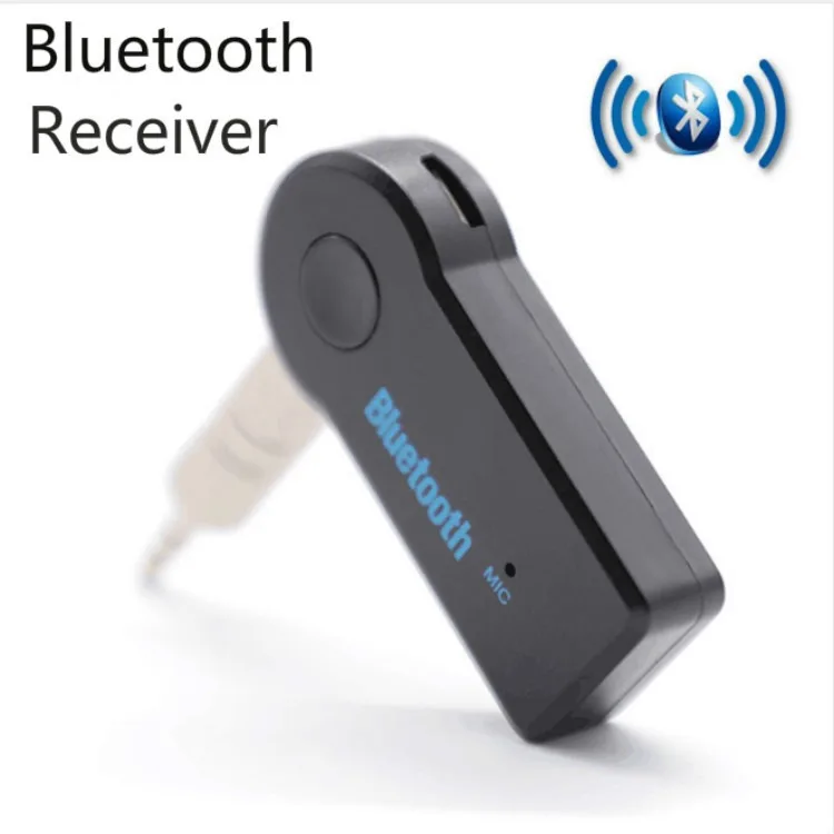 2-in-1 Kabelloser Bluetooth 5.0 Empfänger 3,5mm AUX-Adapter für Auto Musik Audio A2DP Freisprecheinrichtung Kopfhörer-Sender mit Mikrofon