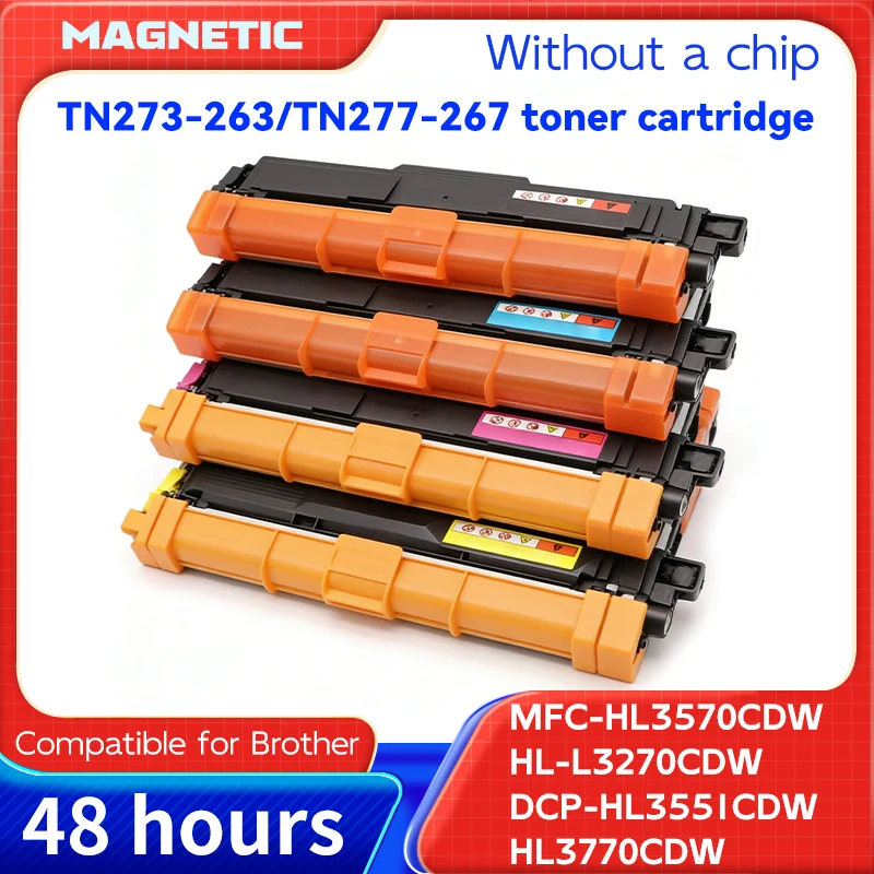 TN273 TN277 TN263 TN267, Toner Cartridge for Brother MFC-L3710 L3730 L3750CDW L3770 HL-3210 L3270 DCP-L3551 printer
