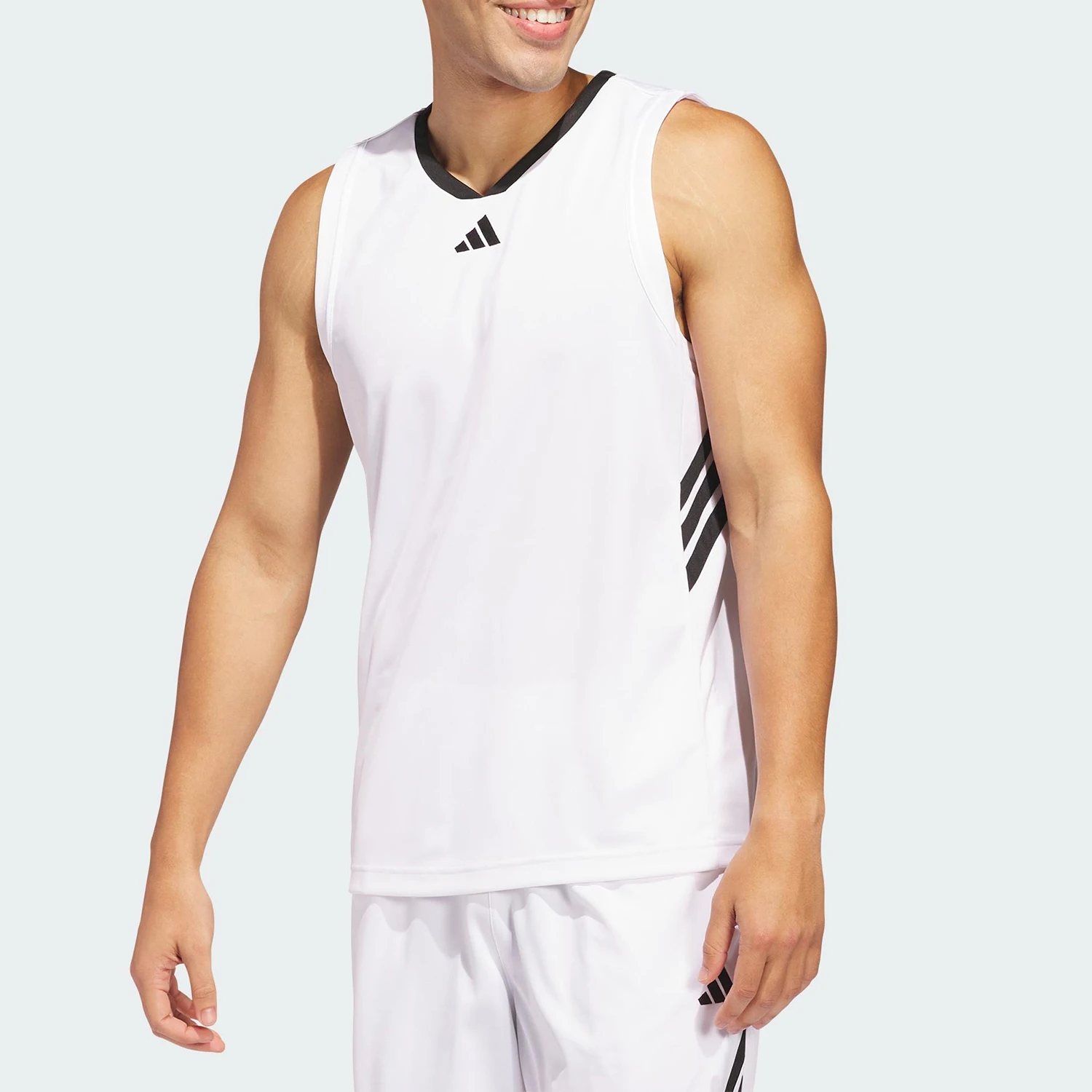 

Adidas Originals Summer Men's Basketball Sports Fashion V-Neck Breathable Vest JN4745