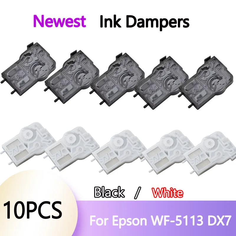 Black / White 5113 Ink Damper for Epson DX7 5113 Ink Damper UV Eco Solvent Ink Damper for Wit-color Smart Dumper Filter