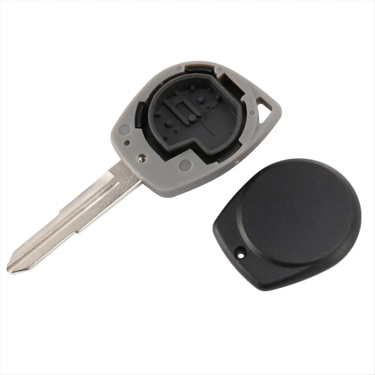 A02G 2-Button Uncut Remote Key FOB Case For SUZUKI IGNIS ALTO SX4 VAUXHALL AGILA Black