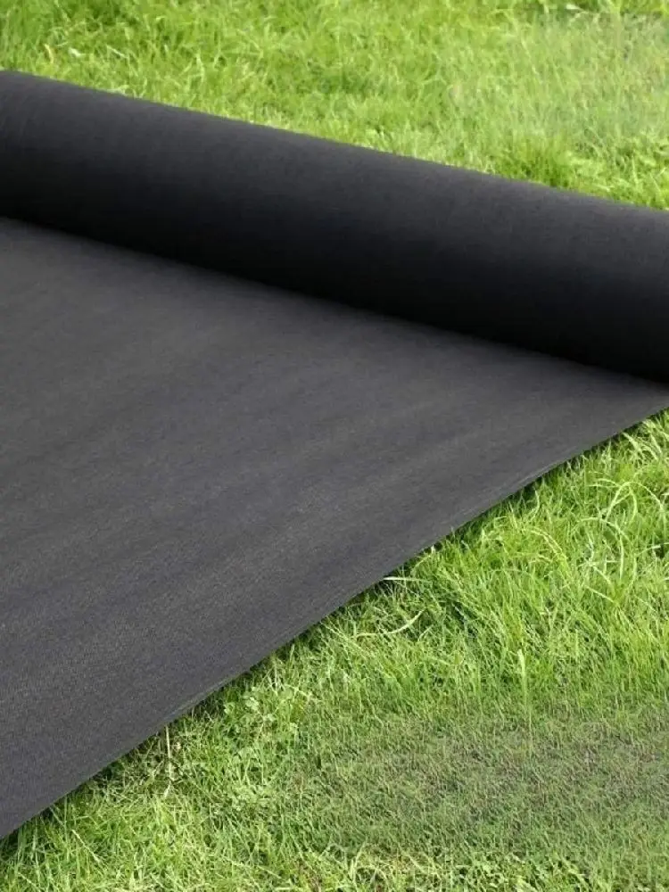 Black Polyethylene Non-Woven Fabric, Foldable Packaging, Suitable for Gardening, Vegetable Gardens, and Flower Beds.