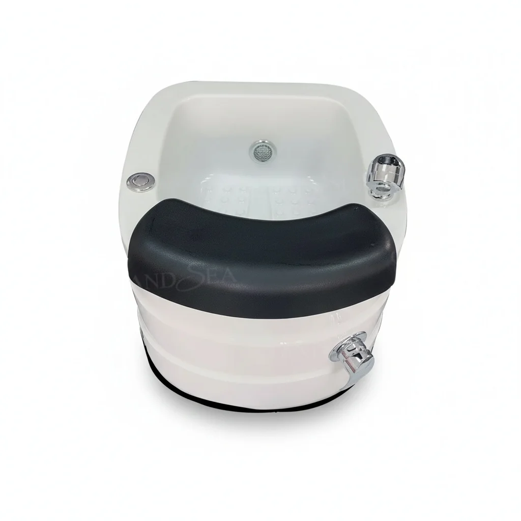 

Pedicure Spa Sink, Acrylic and Fiberglass 570x570x330mm, Freestanding Foot Spa, Acrylic Massage Bowl, Whirlpool Pedicure Basin