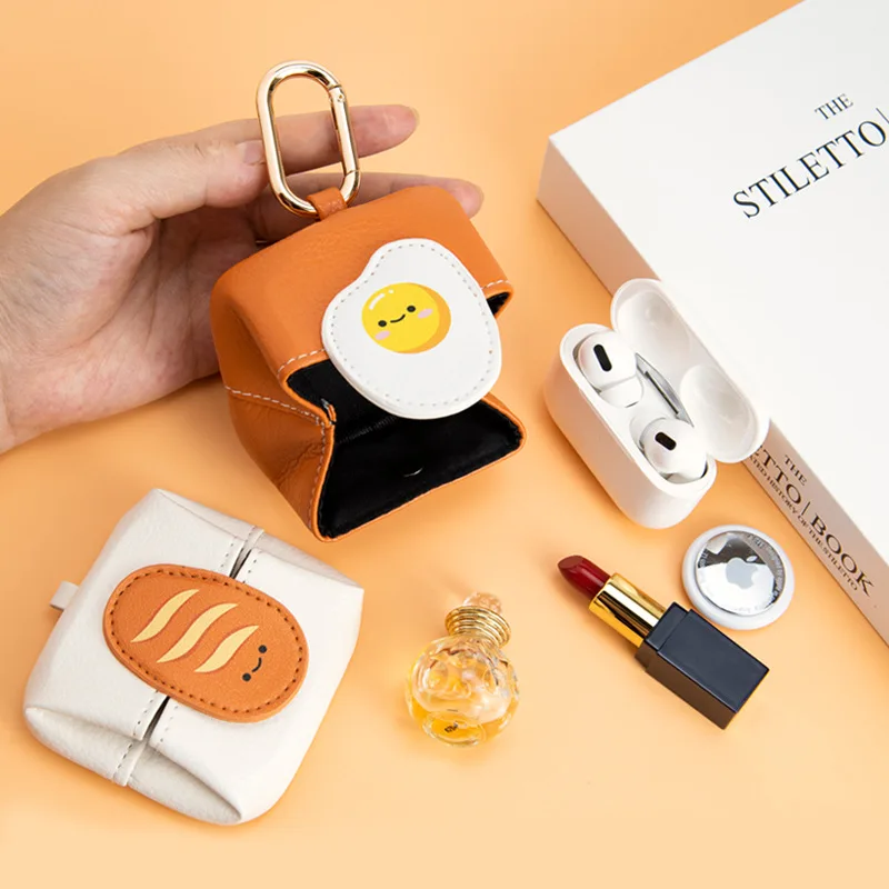Small wallet original microfiber Bluetooth headset bag mini lipstick storage bag coin purse female pendant