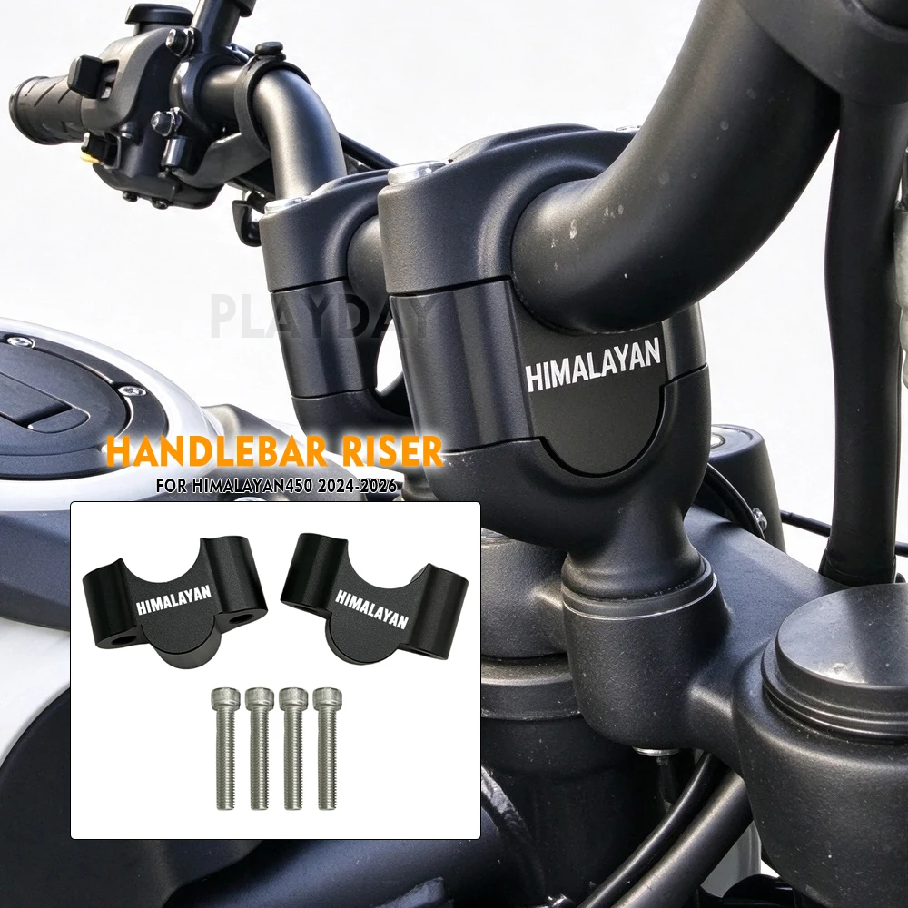 For Himalayan 450 Himalayan450 2024 2025- HIMALAYAN 450 Motorcycle Handlebar Riser Mount Handle Bar Clamp Rise Extend Adapte