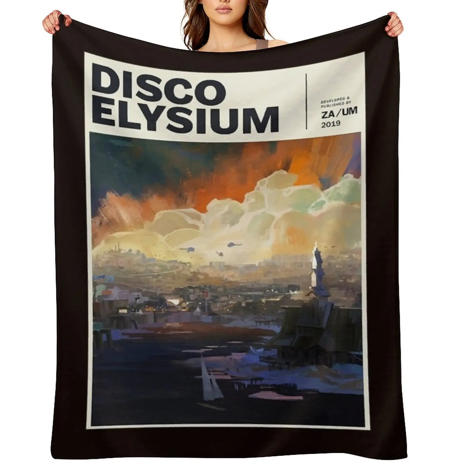 

Disco Elysium Throw Blanket Blankets For Baby Kid'S Bed Fashionable Thin Blankets