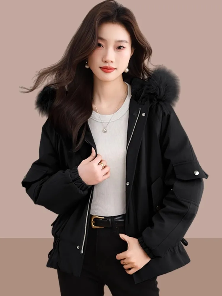 

Утепленная женская хлопковая куртка-парка на молнии, новая зимняя модель, свободного кроя, больших размеров, теплая и комфортная