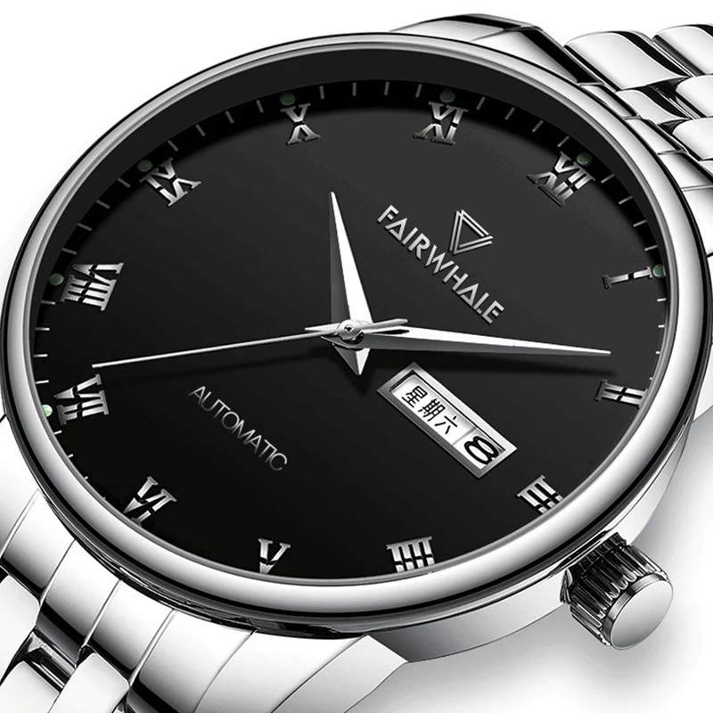 

Мужские кварцевые наручные часы MARK FAIRWHALE, автоматические, в простом деловом стиле, подарок на день рождения