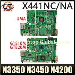 X441NC X441NA MAINboard For ASUS Vivobook F441NA A441NA X441N K441NA Laptop Motherboard N3350 N3450 N4200 2G/4G RAM UMA/GT810