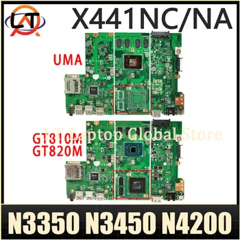 ASUS t530 x44mainboard X441NA MAINboard 1na A441NA X441N K441NA için anakart Laptop anakart N3350 N3450 N4200 2G/4G RAM UMA/GT810