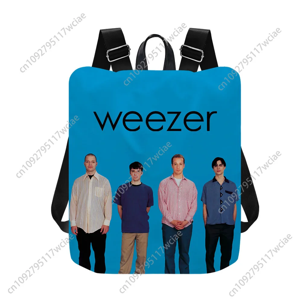 

Weezer Rock Band Custom Backpack travel Anti Theft Backpack Nylon Waterproof Daypack Fashion College Gift Bookbag