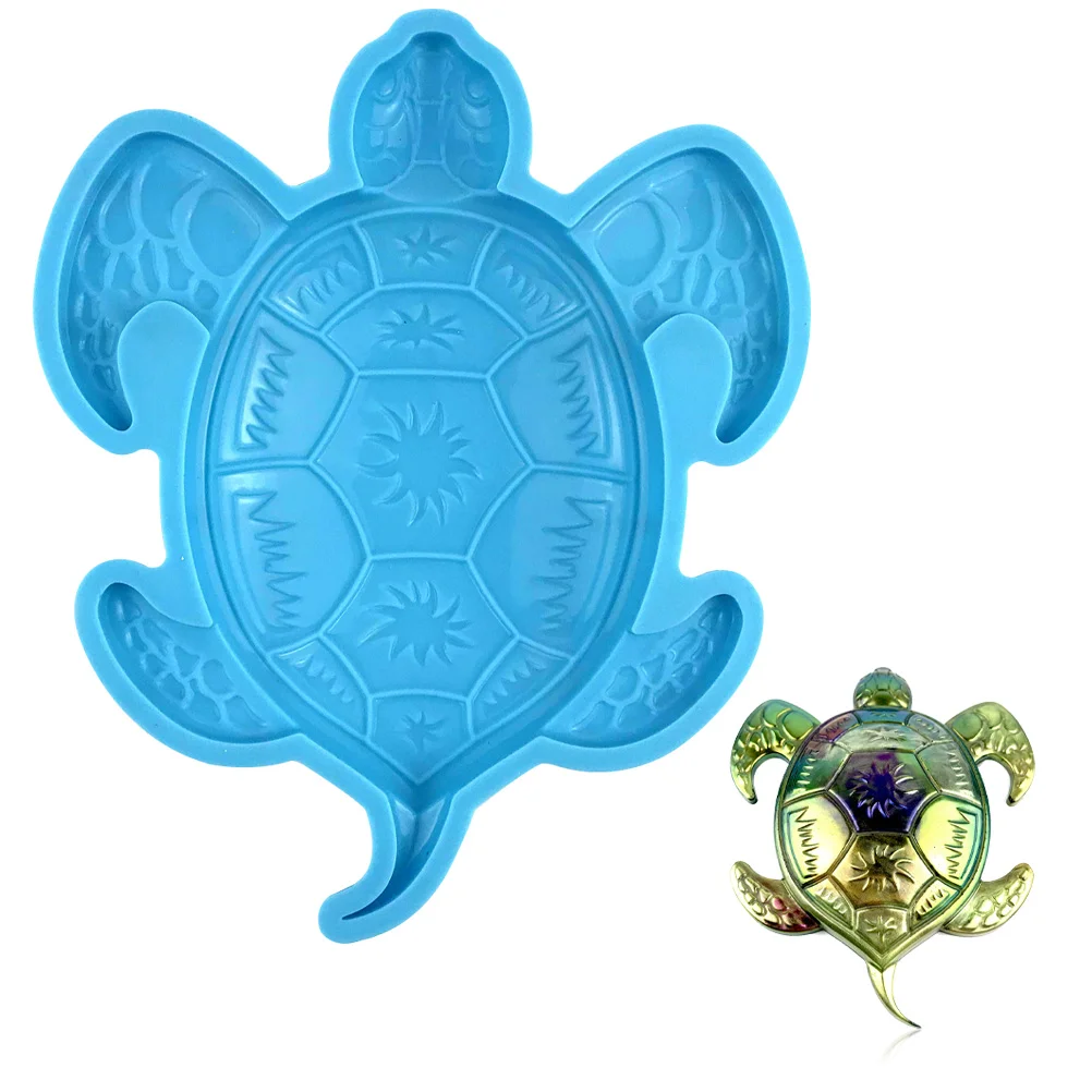 

Turtle Stencil DIY Mold Decoration Supplies Sea Silicone Molds Casting Crafts Making Animal