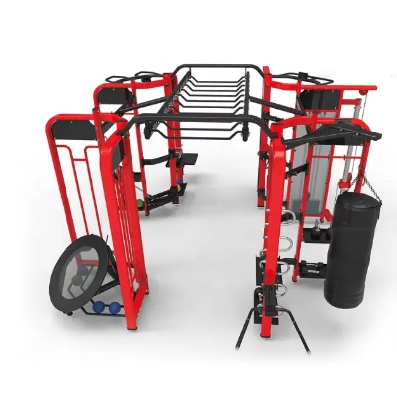 Integrated Multi Functional Gym Cross Fit Rack - Versatile Training Gear for Full-Body Workouts, Ideal for Home