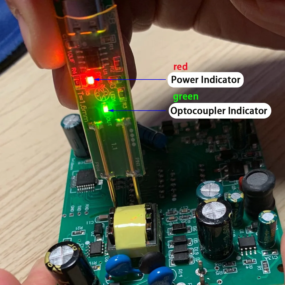 Optocoupler test instrument online test detection tools for electronic repair special 4 pin optocoupler test PCB repair