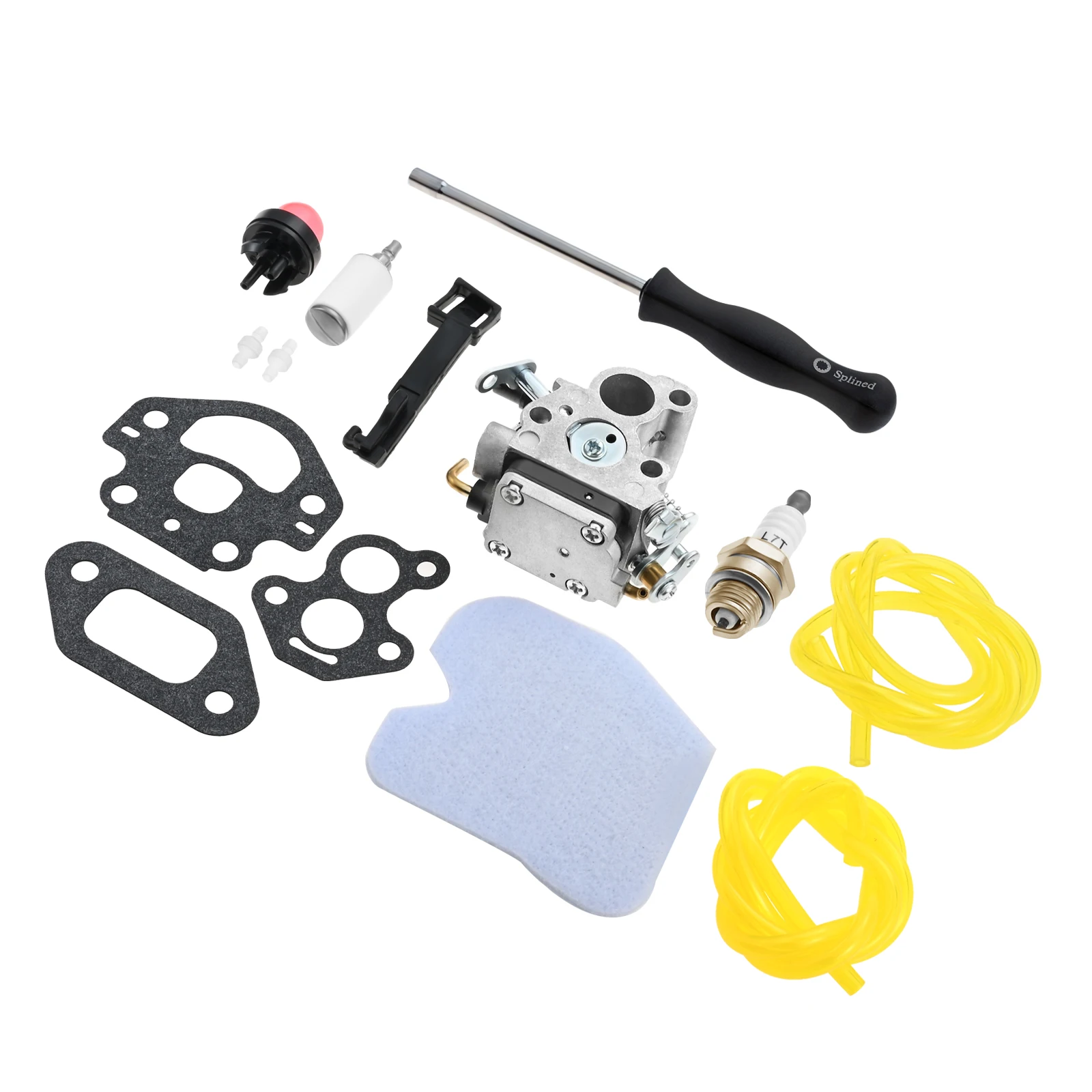 المكربن ث/ضبط طقم تصليح صالح ل Husqvarna 235 235E 236 236E بالمنشار ل Jonsered للحرفي Carb ل Zama C1T-W33C