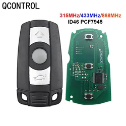 Chiave remota QCONTROL 315MHz/315LP 433MHz 868MHz per BMW serie 3 5 X1 X5 X6 Z4 E60 E70 E71 E91 E92 CAS3 con Chip ID7945/7953