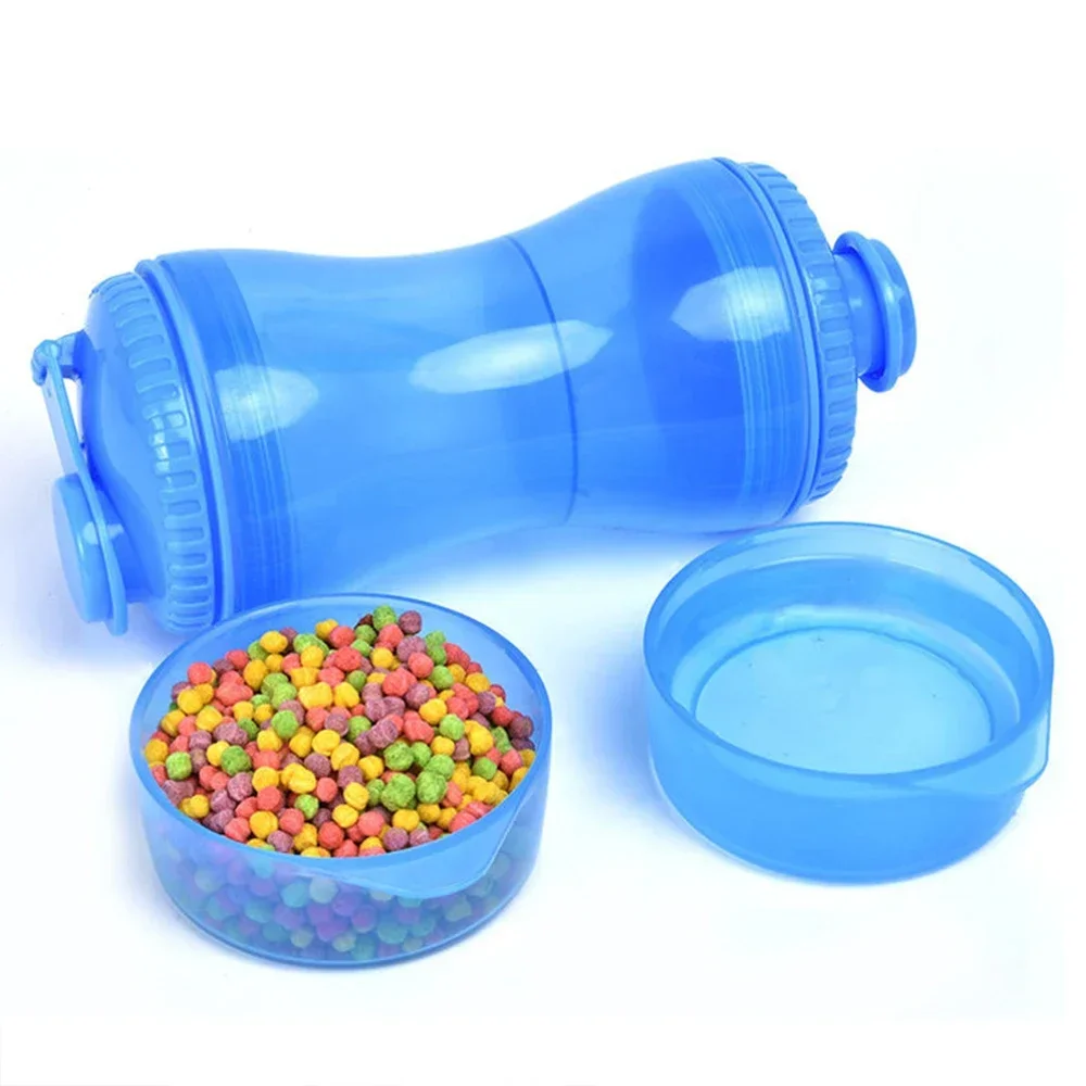 Outdoor Portable Pet Dog Water Bottle Training Food Storage Bottle PP Dogs Water Dispenser for Large Dogs Pets Accessories Stuff