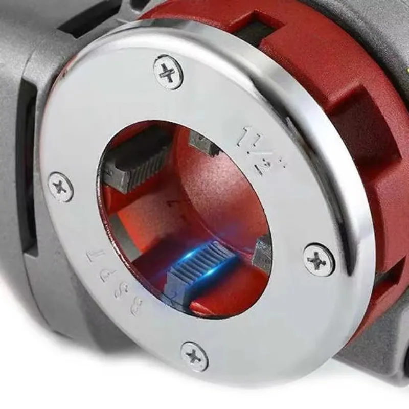 Pijpdraadsnijden Gegalvaniseerd ijzer Nylon Roestvrij staal Kunststof legering Pvc Leidinggereedschap Power Pipe Threader Metaalmachines