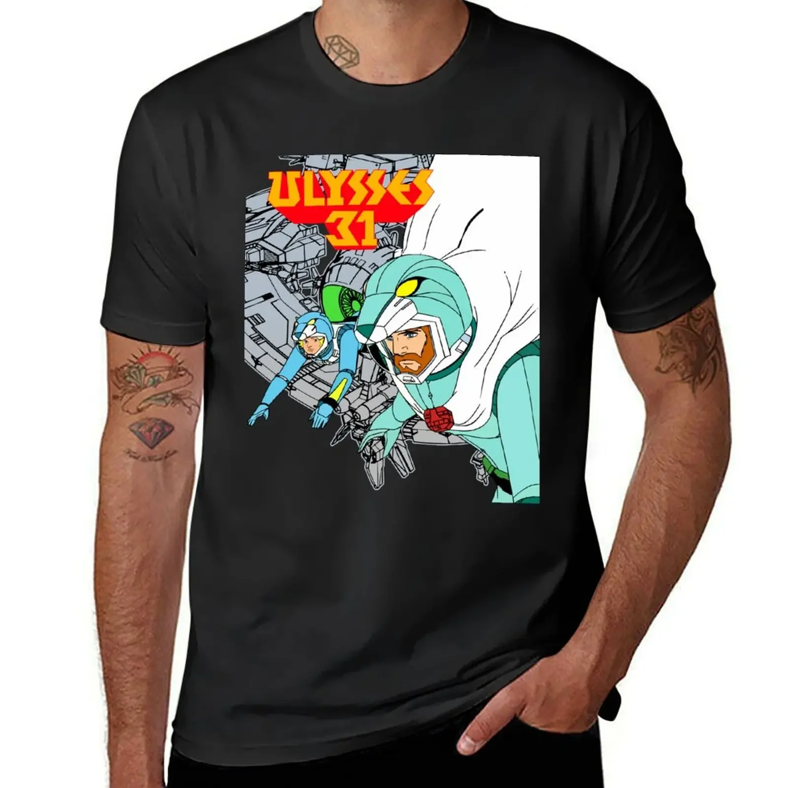 Space Ulysses 31 T-Shirt summer clothes Blouse cute clothes korean fashion heavy weight t shirts for men