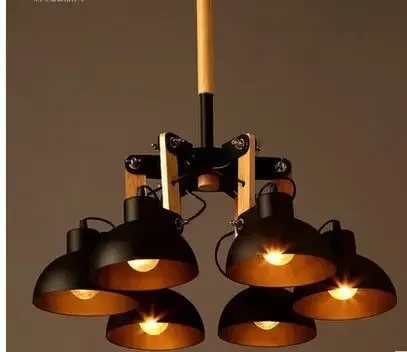 loft Retro lampara de teto colgante vintage creative luminaria ceiling  stretch lights for living room bar cofe lustres de sala