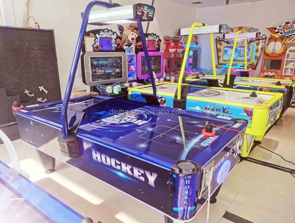 2023 new design coin operated indoor arcade air hockey for adults hockey table for sport game machine