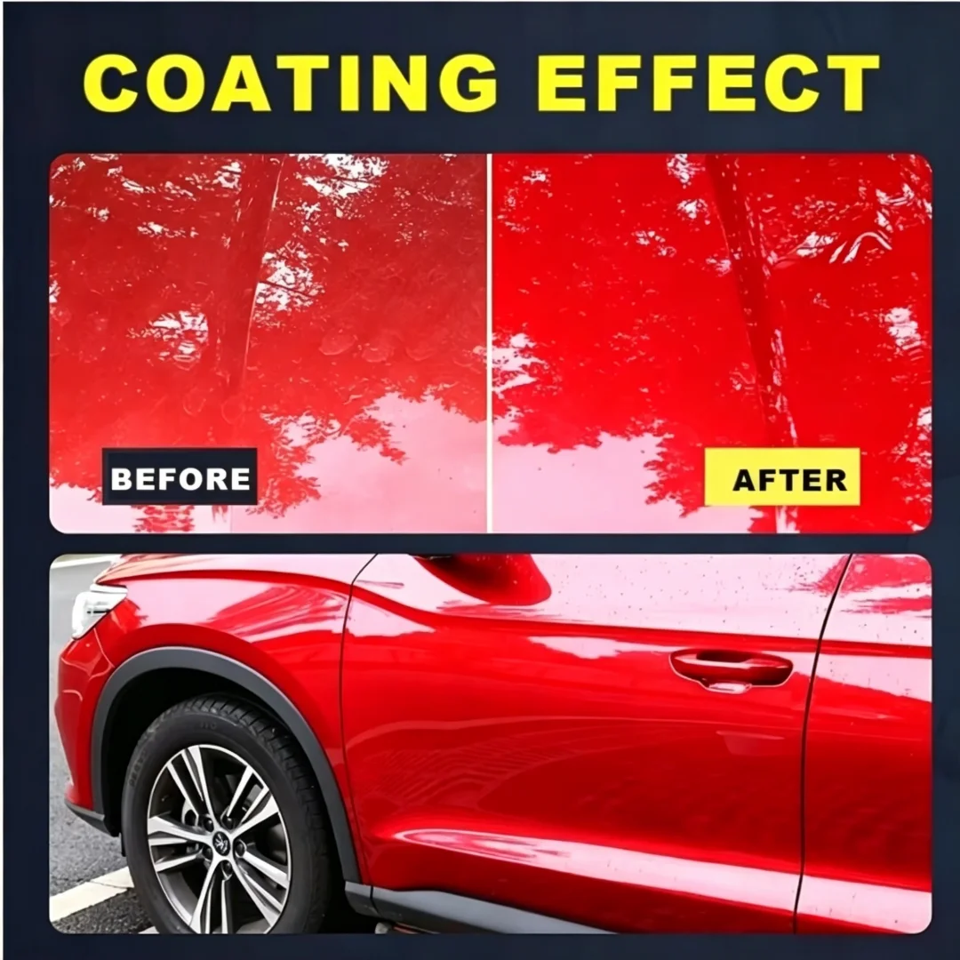 150ml Liquid Polishing Wax with Microfiber Towel, Car Paint Polishing Coating, Long Lasting Shine Paint Protection, Restores Car view 5