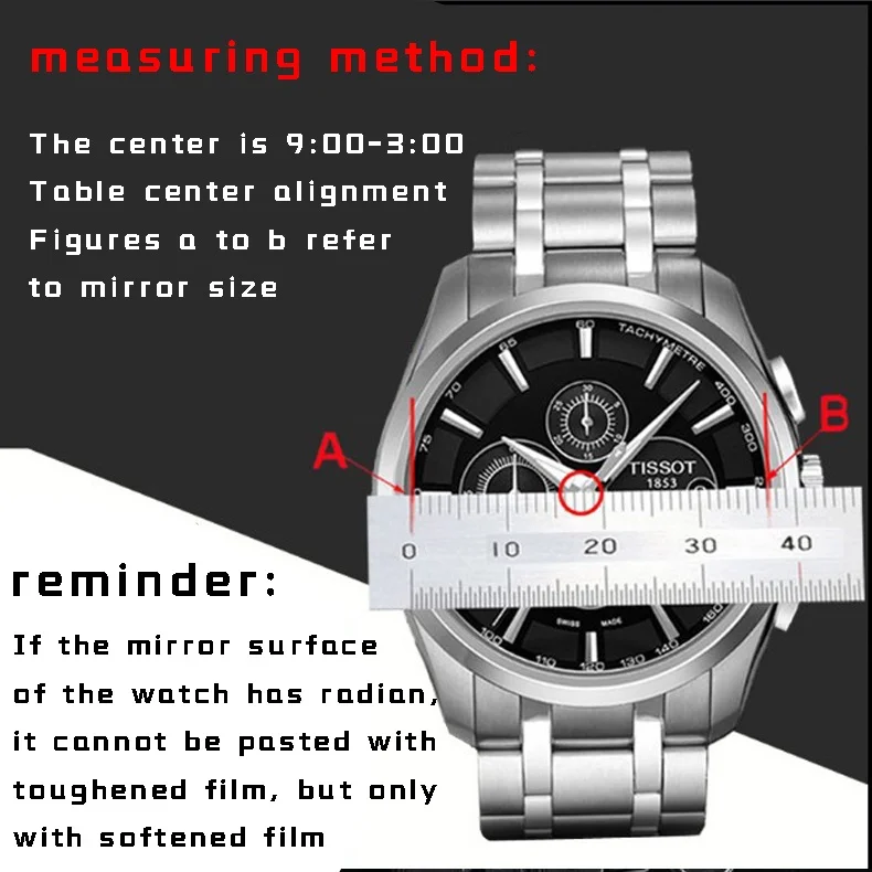 3-5PCS Hydrogel Film Universal Round Watch Screen Protector Film 18-50mm 29mm 30mm 31mm 32mm 33mm 34mm 35mm 36mm 37mm 38mm 39mm image 2