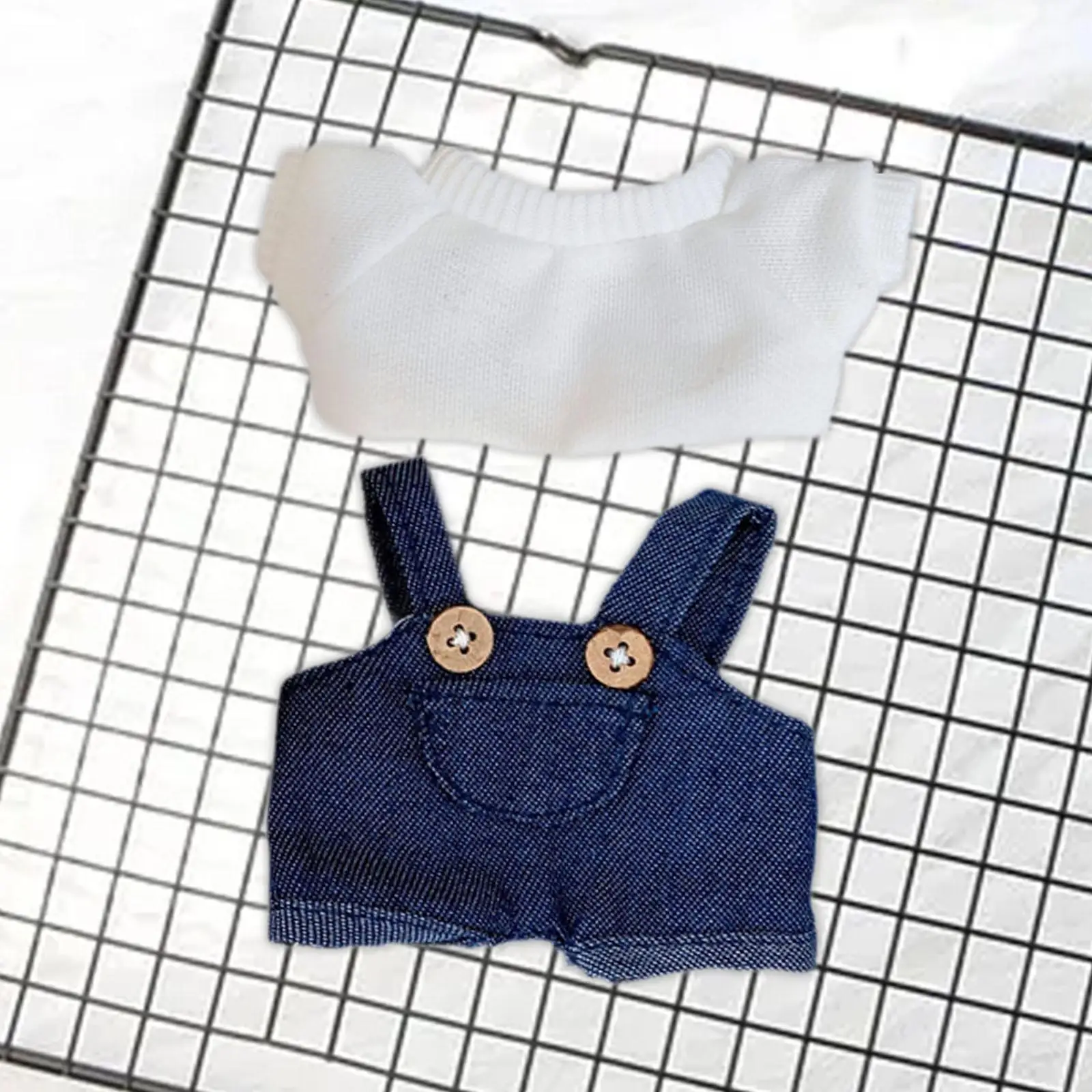 

Mini 6 inch Doll Clothes Comfortable Set Adorable Costumes Dress up Cute Doll Clothes Suit for Kids Age 5-7 8-10 Pendant Doll
