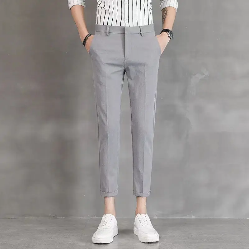 2023 New Spring and Summer Korean Edition Trendy Regular Drop High Waist Slim Fit Casual Business Oversized Small Feet Suits