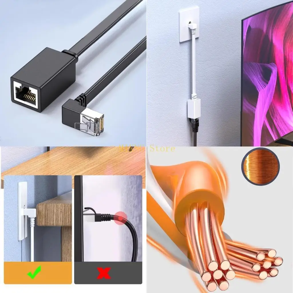 イーサネット拡張ケーブルネットワーキングCAT7イーサネットエクステンダーケーブルアダプターRJ45コードシールドオスからメスコネクタベストセール