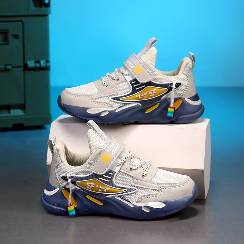 

Men's Casual Fashion Simple Match Breathable Lightweight Non-slip Resistant Dirty Wear-resistant Mesh Sports Shoes 31-40#