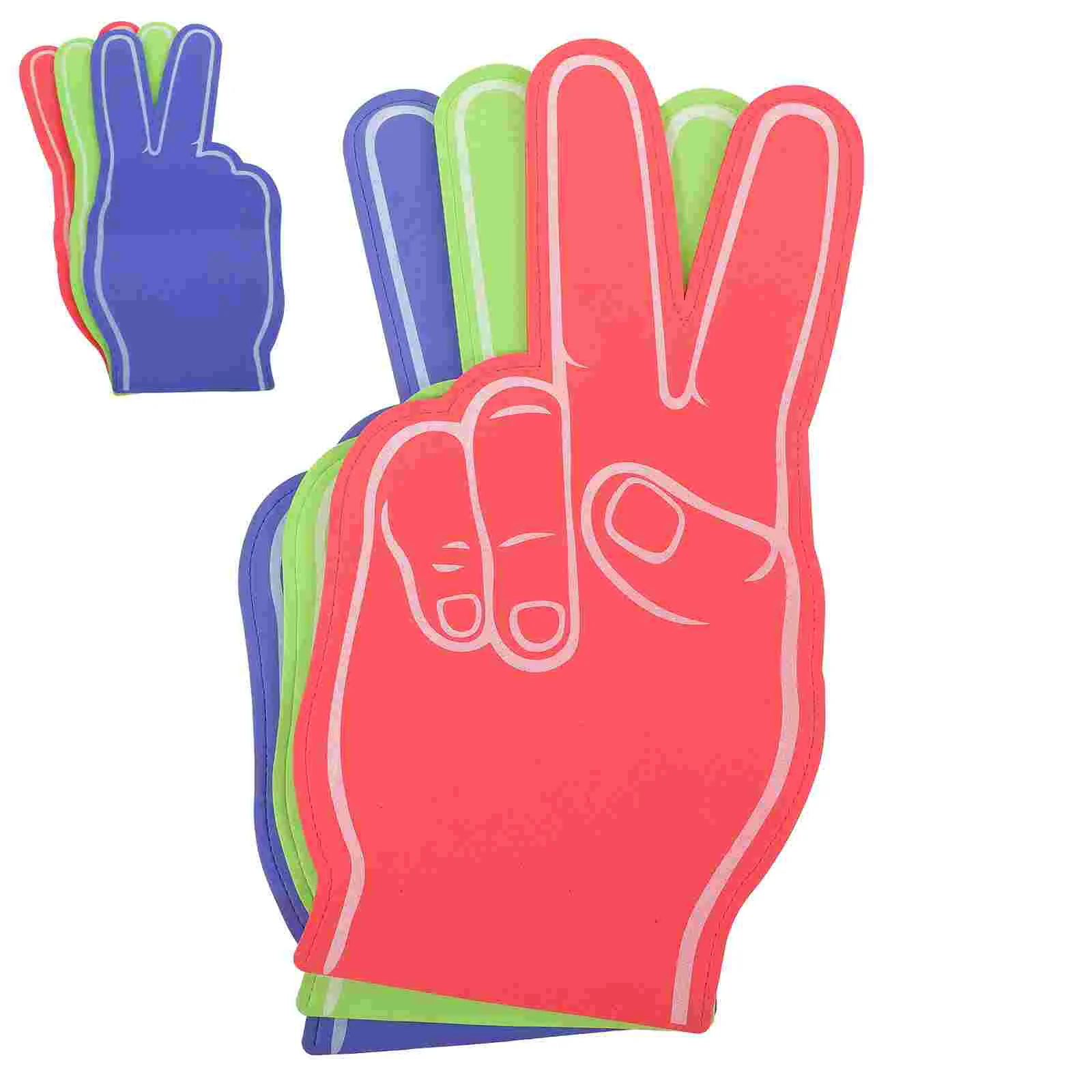 

Cheer Props Finger Fan Foam Fingers Bulk Puppet Cheerleading Stuff Child Party Toys