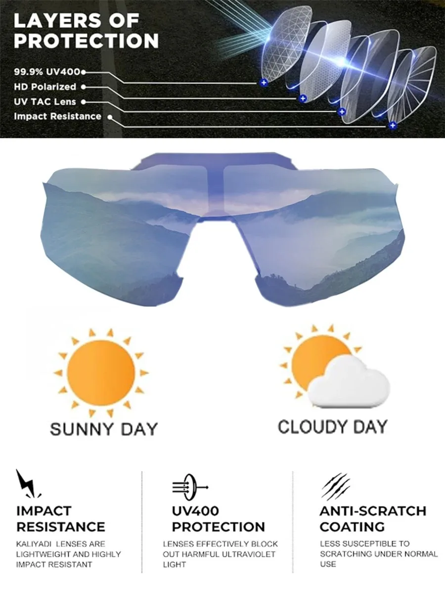 Riesige Radfahren Sonnenbrille Mtb Radfahren Brille Fahrrad Mountainbike Brille männer Frauen Outdoor Sport Brillen – Detail 7