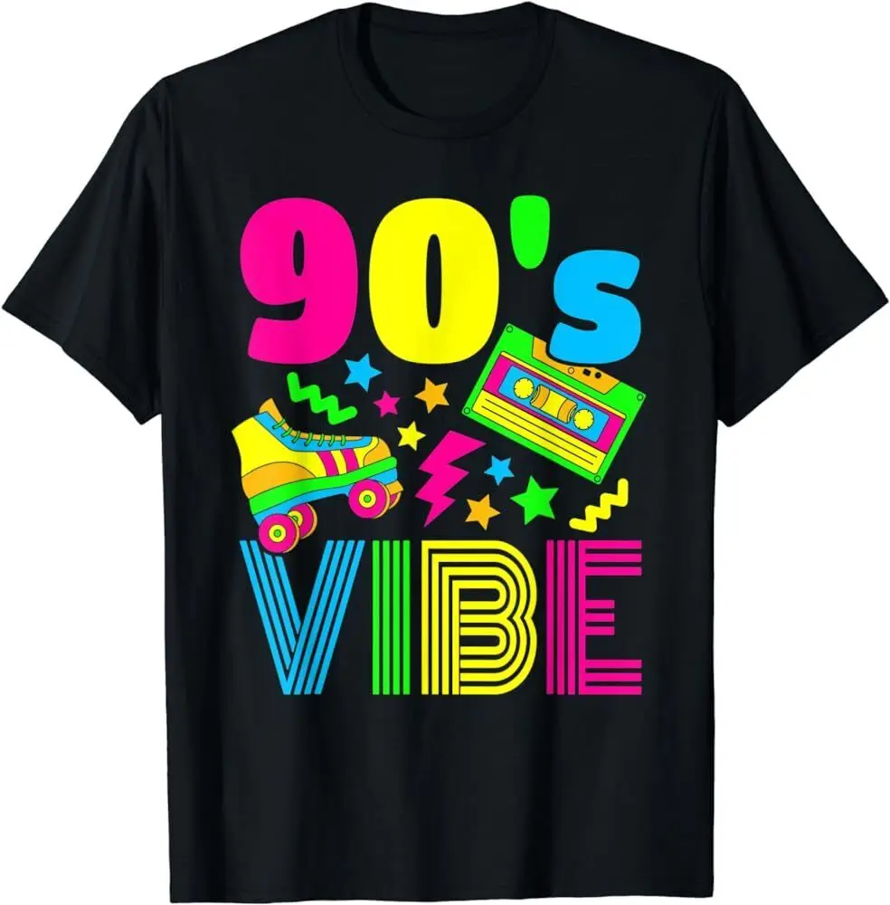 90s Vibe 1990s Fashion Theme Outfit Nineties Party T Shirt