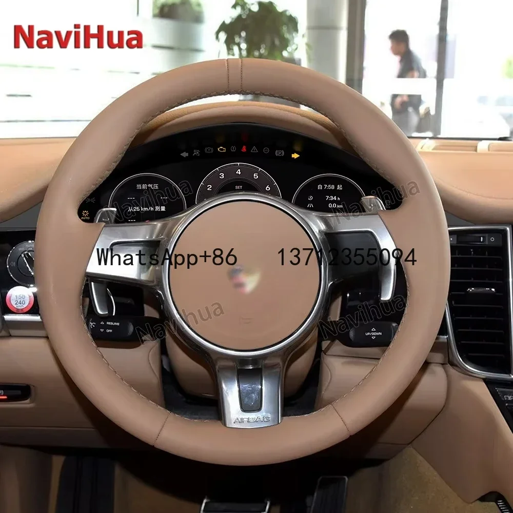 for Porsche Panamera 2011 Radio Multimedia Virtual Speedometer Display Head Unit  Digital Instrument Dashboard Panel