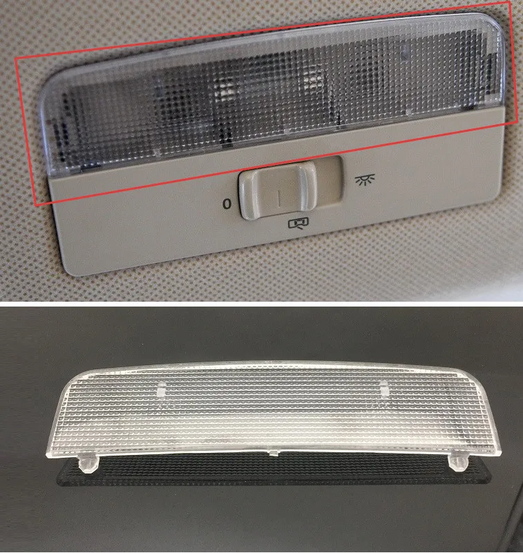 

For the New Santana, New Jetta, Lavida, Polo, Vigorous Front Ceiling Light, Reading Light, Transparent Cover, Light Cover
