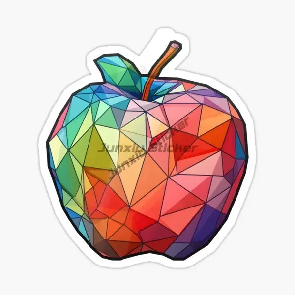 Creative Apple Pear Logo PVC Waterproof Stickers for Decorate Car Van Wall Off-road Table Motorcycle window Accessories