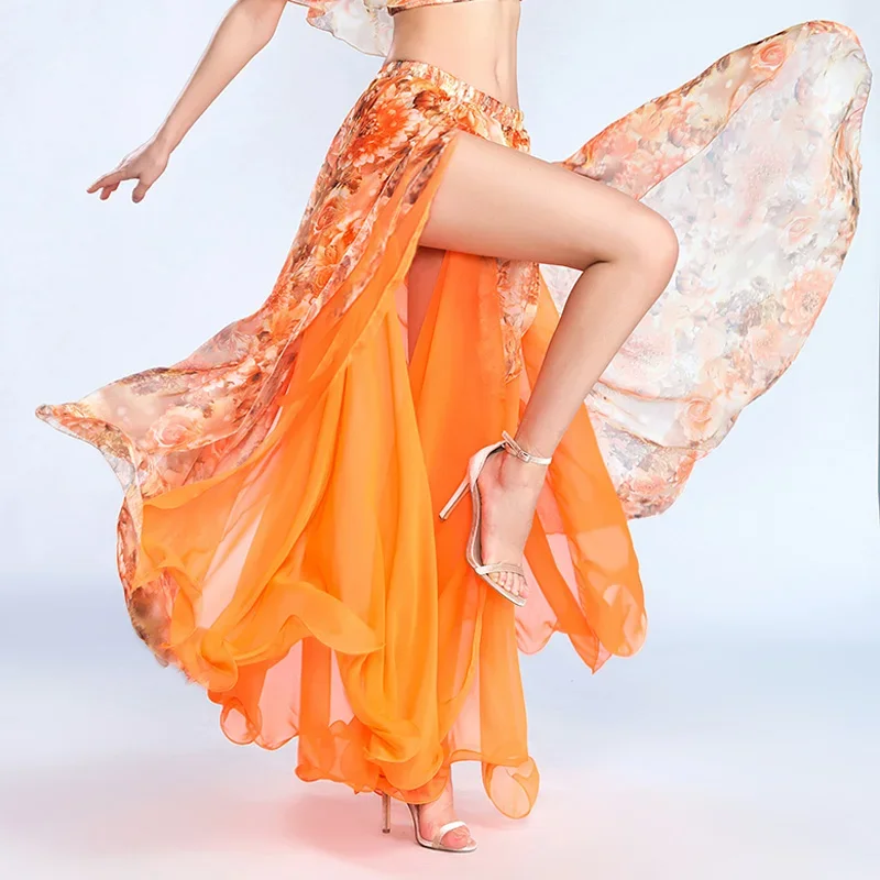 Belly Dance Dress For Woman 2024 New Bottom Skirt Sexy Practice Clothing Women's Oriental Dance Skirt