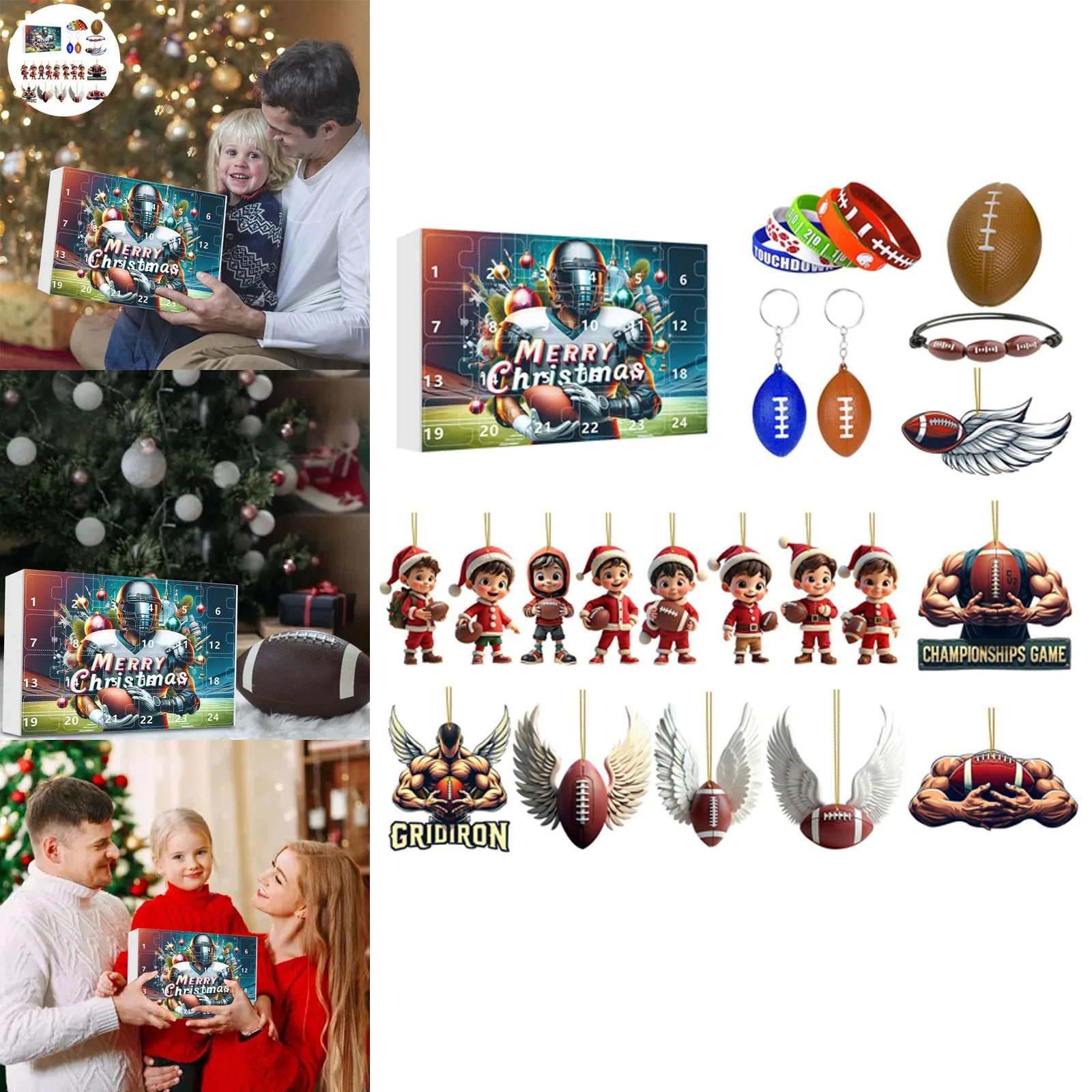 ปฏิทินนับถอยหลังวันสำคัญก่อนวันแต่งงาน ฟุตบอลแอดเวนท์ 2024 ปฏิทินนับถอยหลังคริสต์มาส 24 วัน ฟุตบอล รักบี้ นับถอยหลังวันคริสต์มาส หนังสือผ้าห่ม