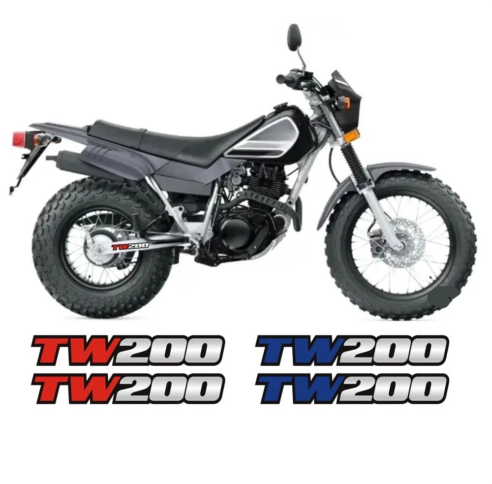 Reflective 2x Swingarm Stripes Decals Stickers For YAMAHA TW 200 1987-2025 Off-road Motorcycle Styling Parts