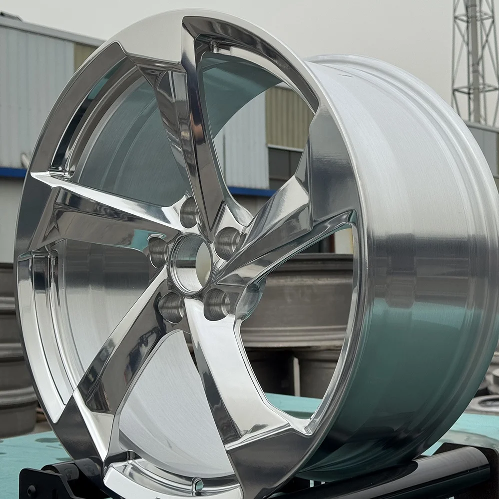 

18 19 20 21 22-дюймовые легкосплавные автомобильные колеса 6061-T6 5x112, кованые колеса гоночного автомобиля, полированные моноблочные колеса на заказ для Audi S4