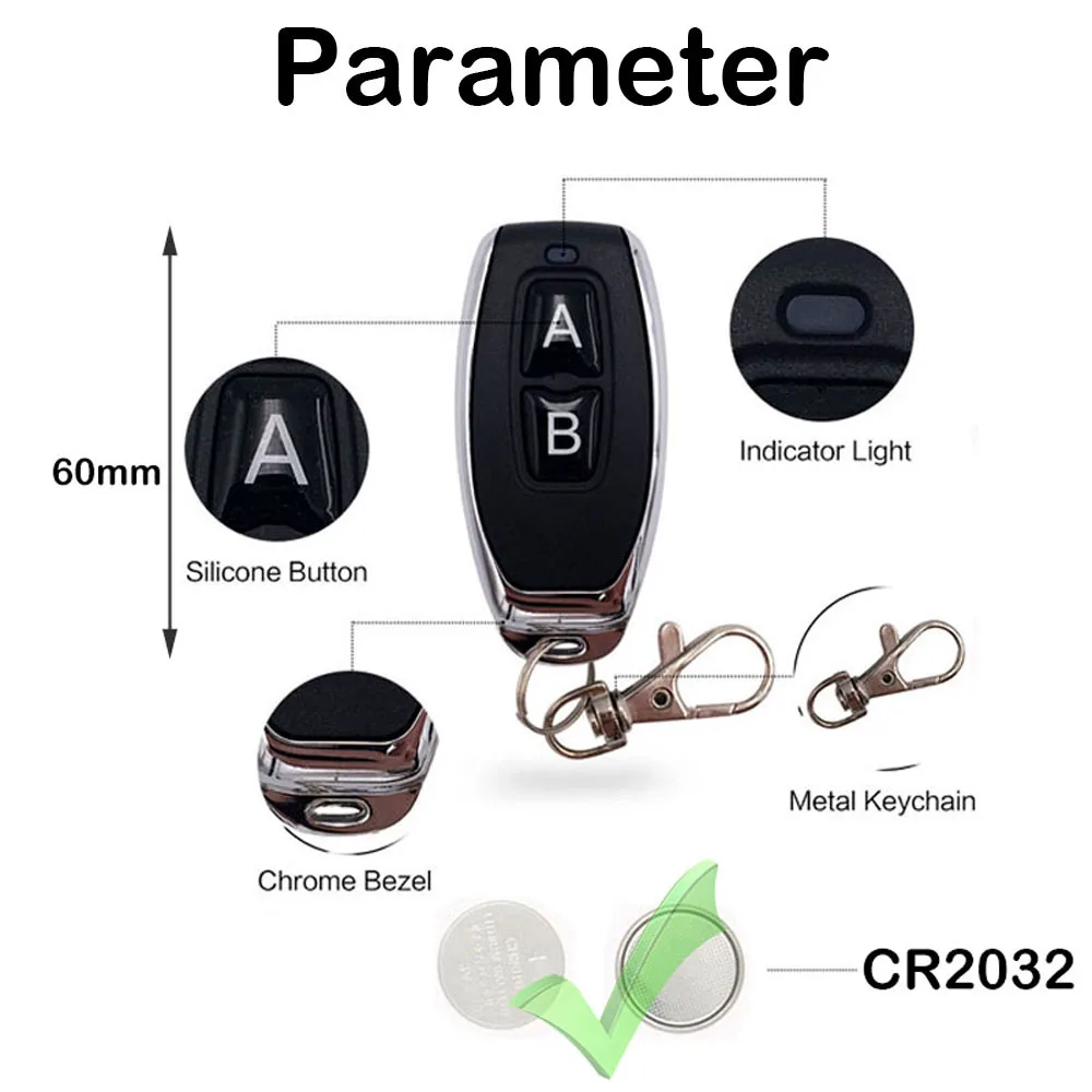 433mhz Wireless Remote Control Universal Switch Mini Relay Receiver DC 3.6V 5V 9V 12V 24V Micro Receiver Transmitter Use for Led