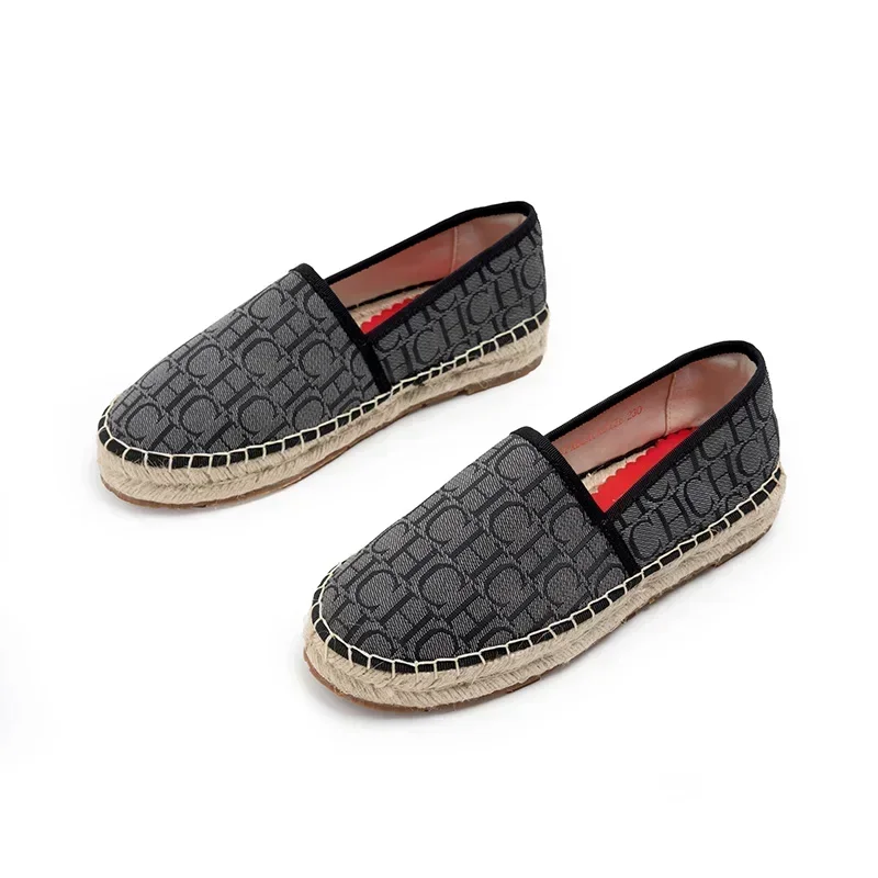 

Women's Fisherman Shoes 2025 Premium Sense Letter Print High Quality Casual Shoes Fashion Outdoor Luxury Flat Women's Shoes