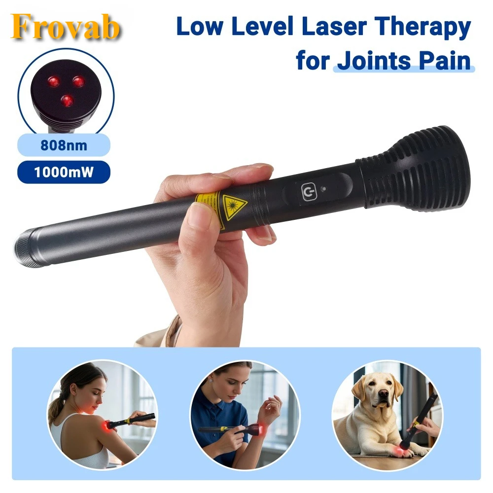 

Профессиональное устройство для холодной лазерной терапии мощностью 1000 МВт, инфракрасный свет 808 нм для домашнего лечения хронической боли, артрита и мышц