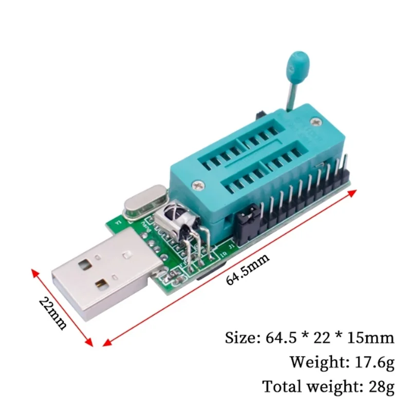 Imagem -02 - Programador de Deslocamento Nivelado Ch341a V1.7 1.8v W25q64fw W25q128fw Gd25lq64