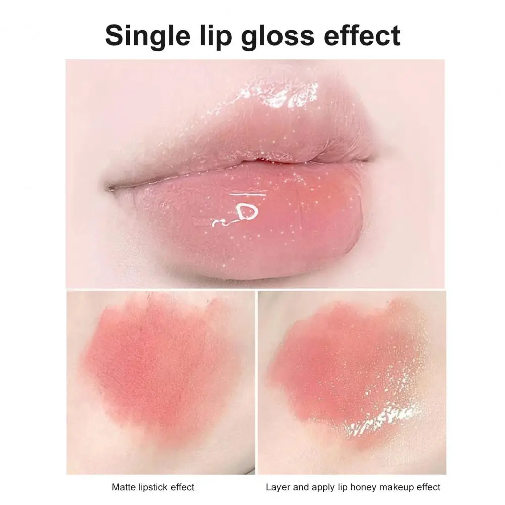 Nuttig Spiegel Effect Transparante Lip Olie Balsem Lip Olie Smudge-Proof Lip Make-Up