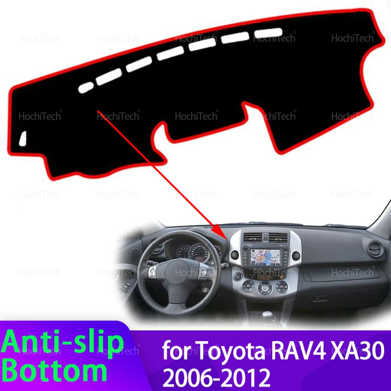 Dashboard Cover Pad for Toyota RAV4 XA30 2006-2012 Car Dashboard Cover Dash Board Mat Carpet Pad Sunshade Cape Cushion