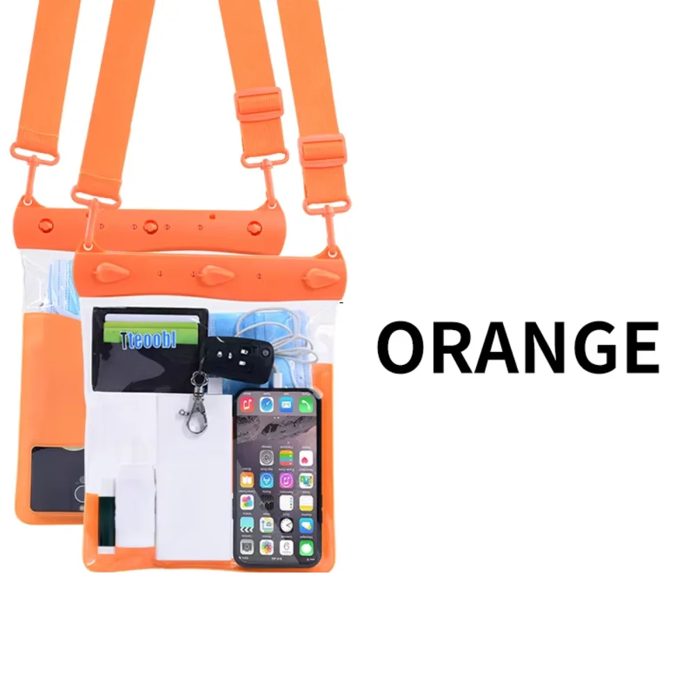 

Touchable Screen Swimming Waterproof Bag IPX8 Waterproof Floating Mobile Phone Waterproof Bag Underwater PVC