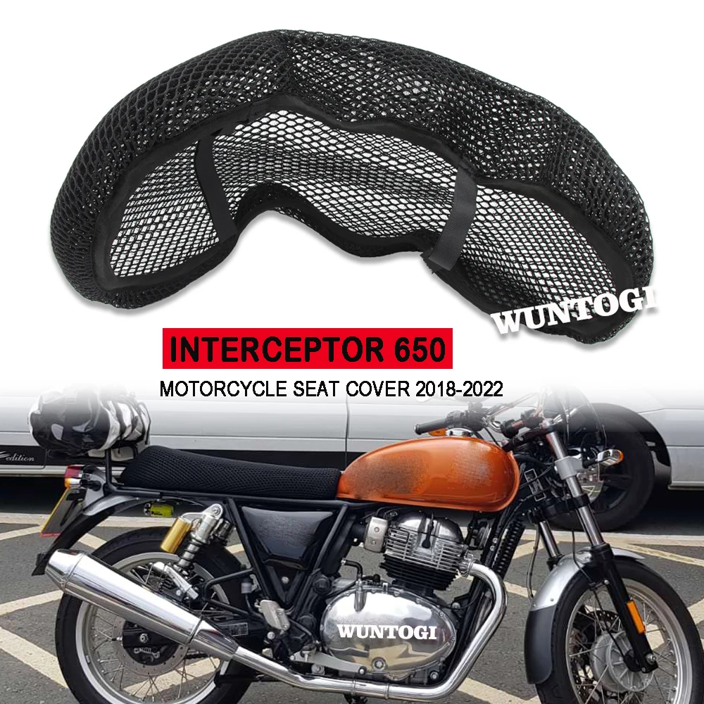 

Motorcycle Protecting Cushion Seat Cover For Royal Enfield Interceptor 650 2018-2022 Fabric Saddle Seat Cover Interceptor650